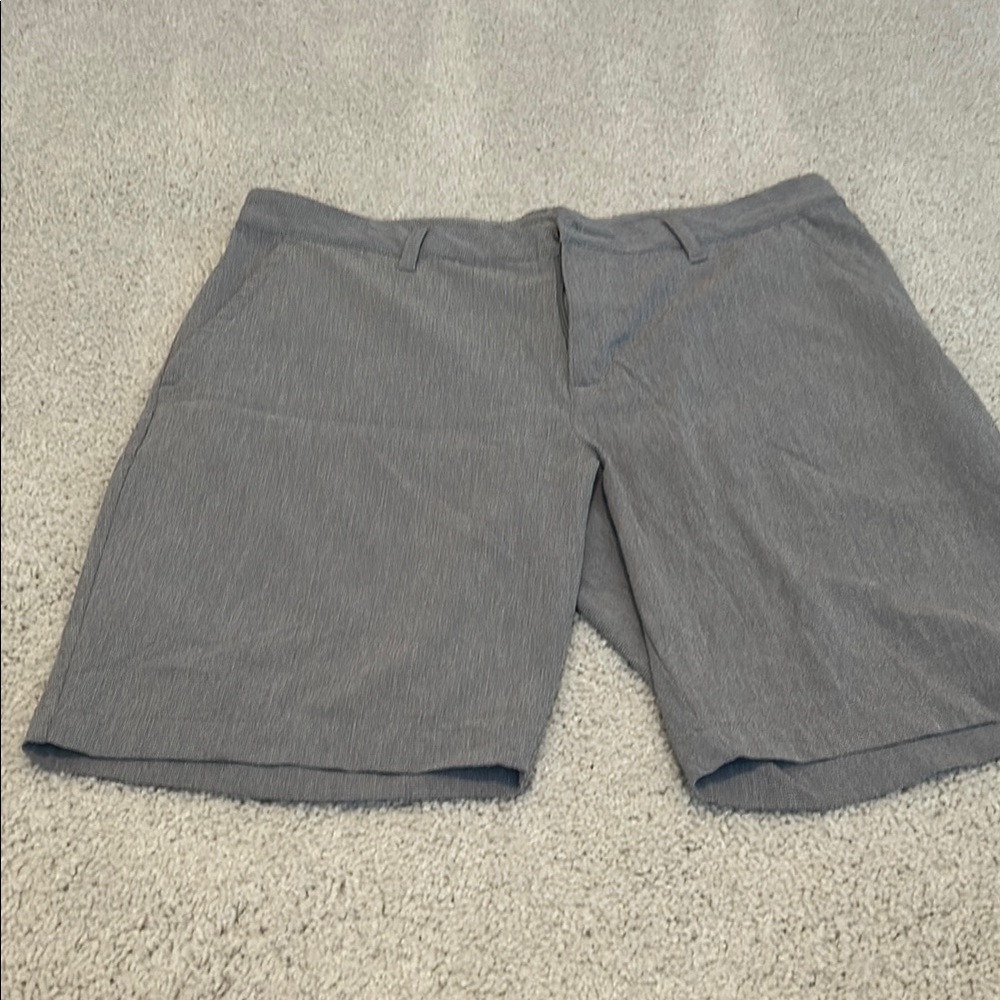 Adidas Gray Flat Front Shorts